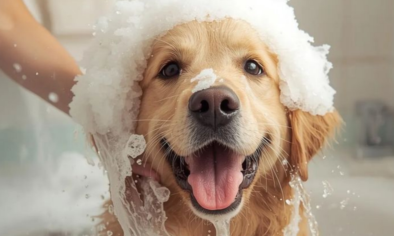 Freshly groomed pet — Bath & Brush